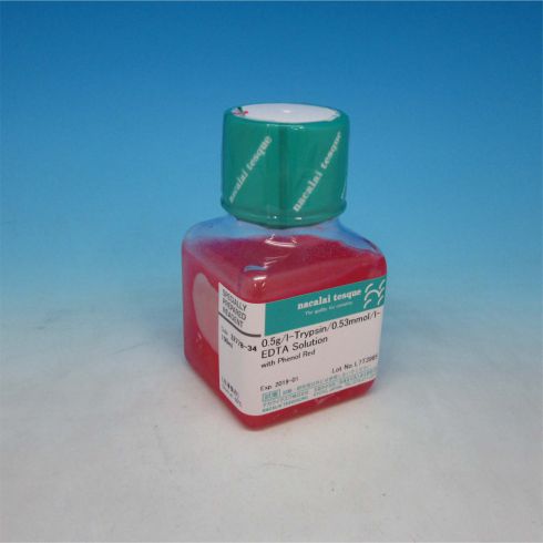 0.5g/l-胰蛋白酶,0.53mmol/l-EDTA溶液,含酚红