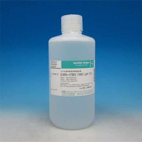 Tris Buffered Saline with 0.05%-Detergent(10x)(pH 7.4) 〔t-TBS;TBST〕